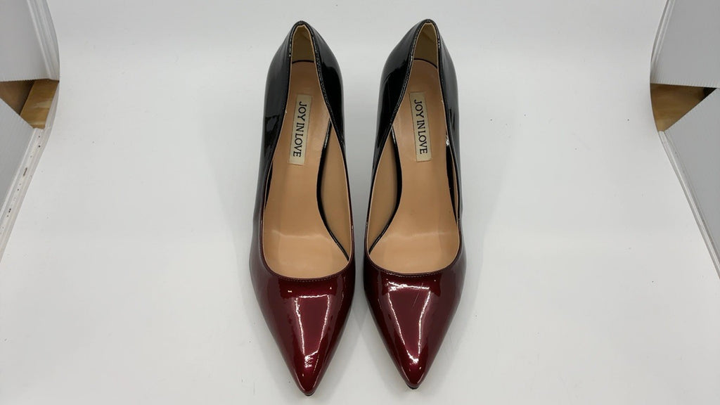 Women’s 3.5" High Heel Pointy Toe Stiletto Pumps Wine Black Size 8