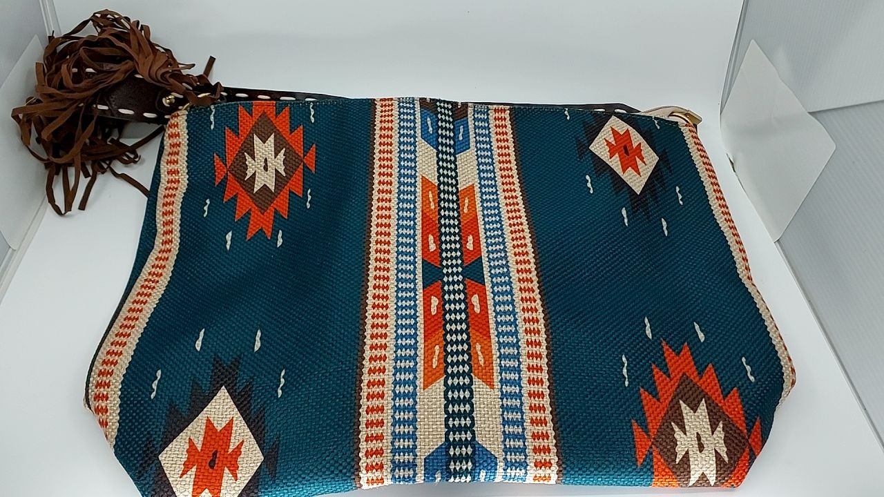Geometric Canvas Tote Bag