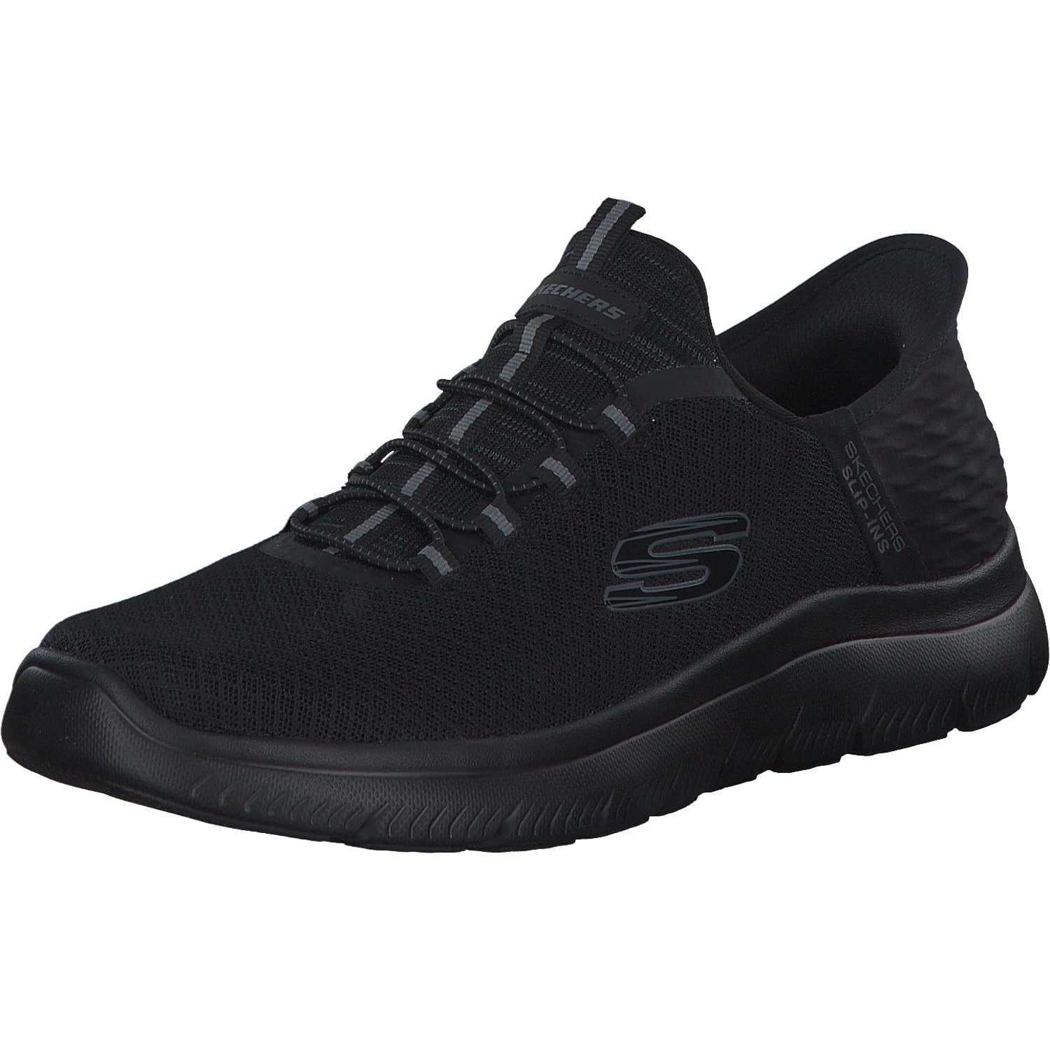 Skechers Men's Slip-in Loafer Summits High Range Black 11 W