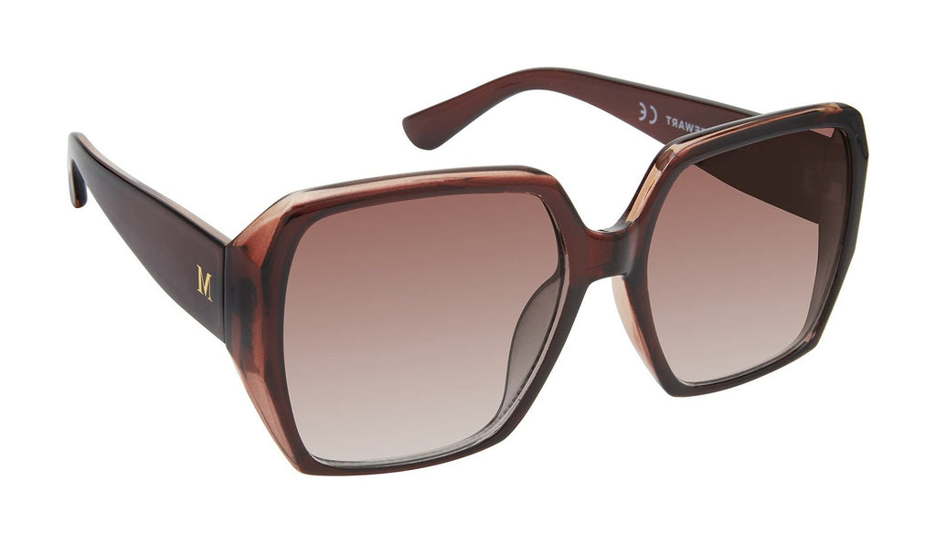 MS123 Brown UV400 Protective Square Sunglasses for Women