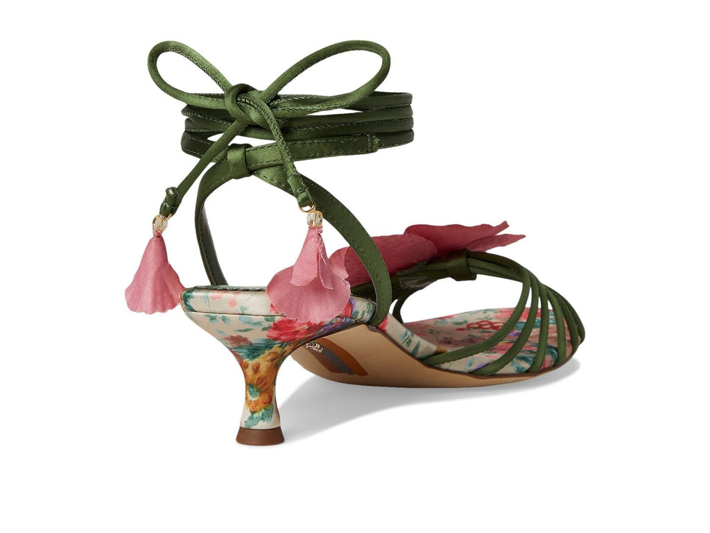 Sam Edelman Women's Carla Heeled Sandal, Green Agave, 6.5