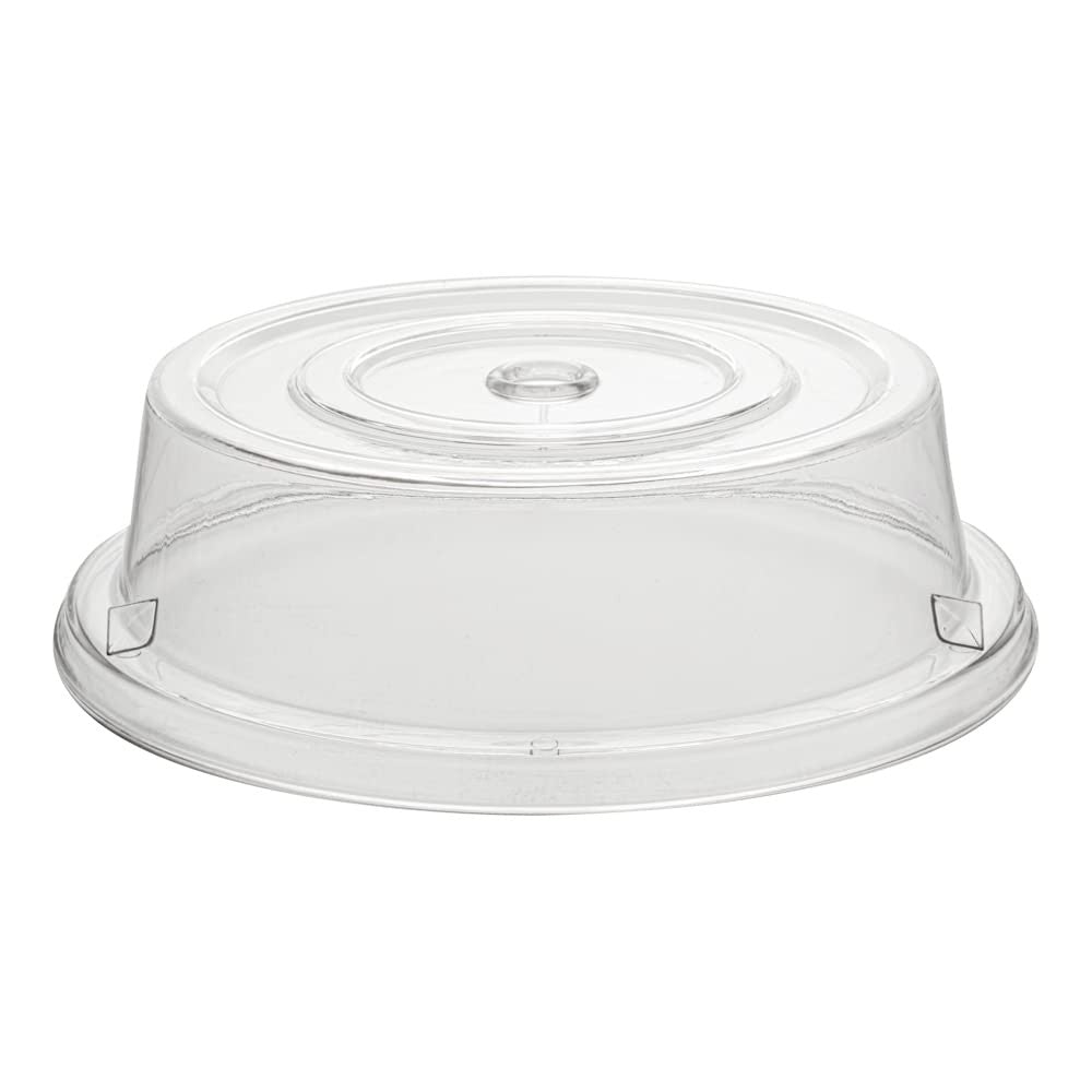 10.2 In Clear Polycarbonate Plate Cover, Shatterproof, Fits 10-Inch Plates