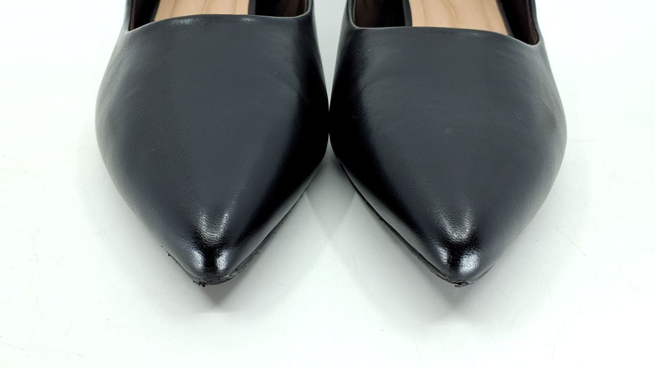 ZURIN Women's Black Pointed Toe Stiletto Heels 2.5in Pumps Size 10