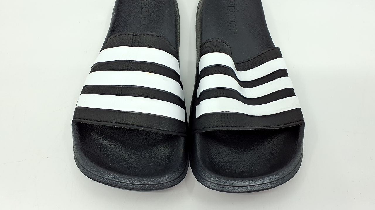 adidas Adult Adilette Shower Core Black/White/Core Black 9