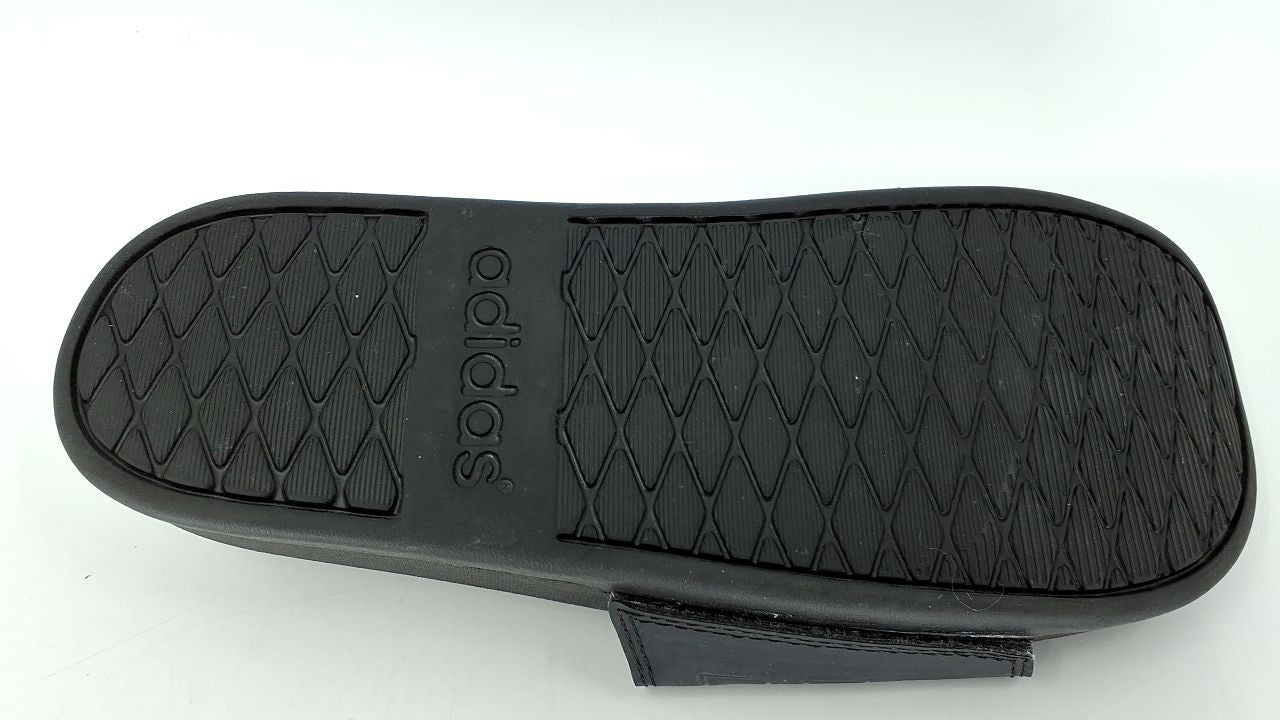 adidas Adult Adilette Comfort Slides Core Black/Core Black/Core Black 8