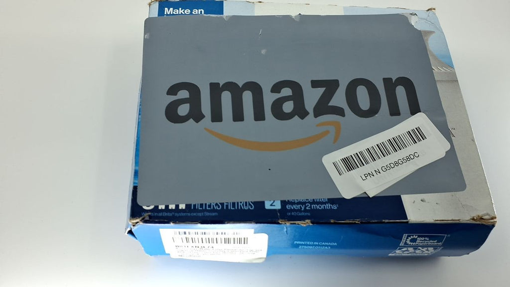 Brita 10-Cup Water Pitcher, White, BPA-Free, Includes Filter, Easy Fill