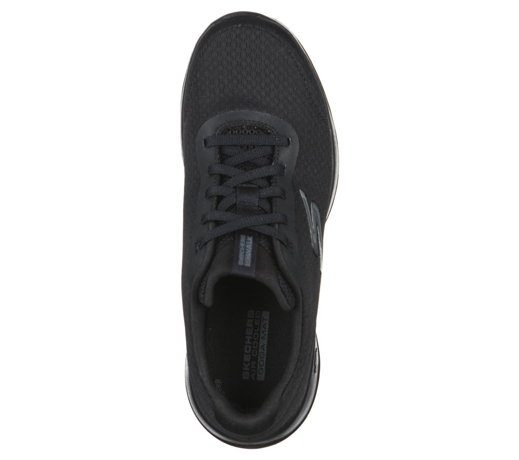 Skechers Women's Go Walk Joy-Ecstatic Sneaker, Black, 8.5 Wide