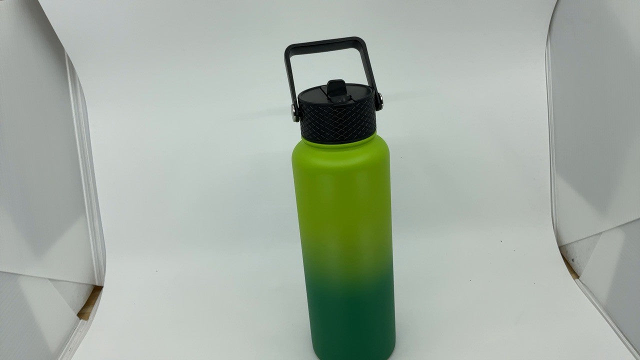 Konokyo 40oz Sport Water Bottle, Insulated Stainless Steel, Bamboo Grove