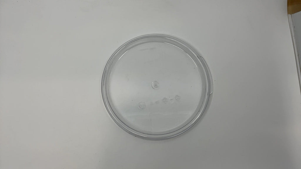 Clear Plastic Food Storage Container Lid, Fits 2/4 Qt, Dishwashable