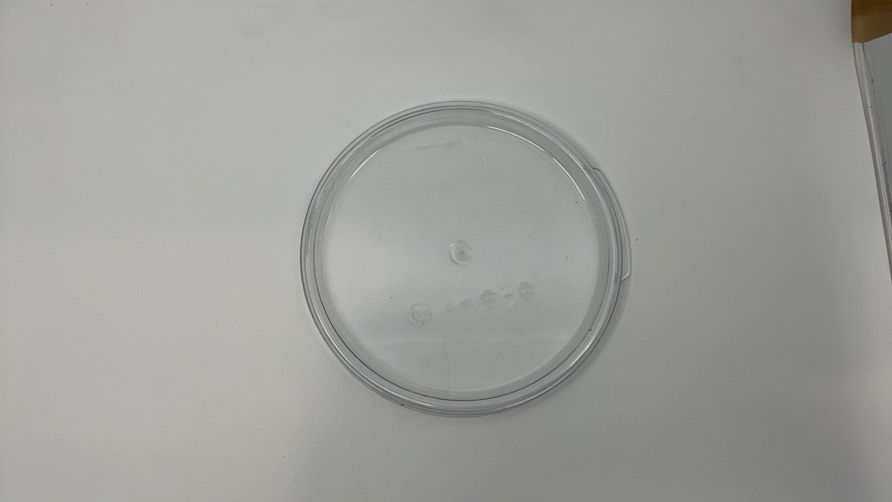 Clear Plastic Food Storage Container Lid, Fits 2/4 Qt, Dishwashable