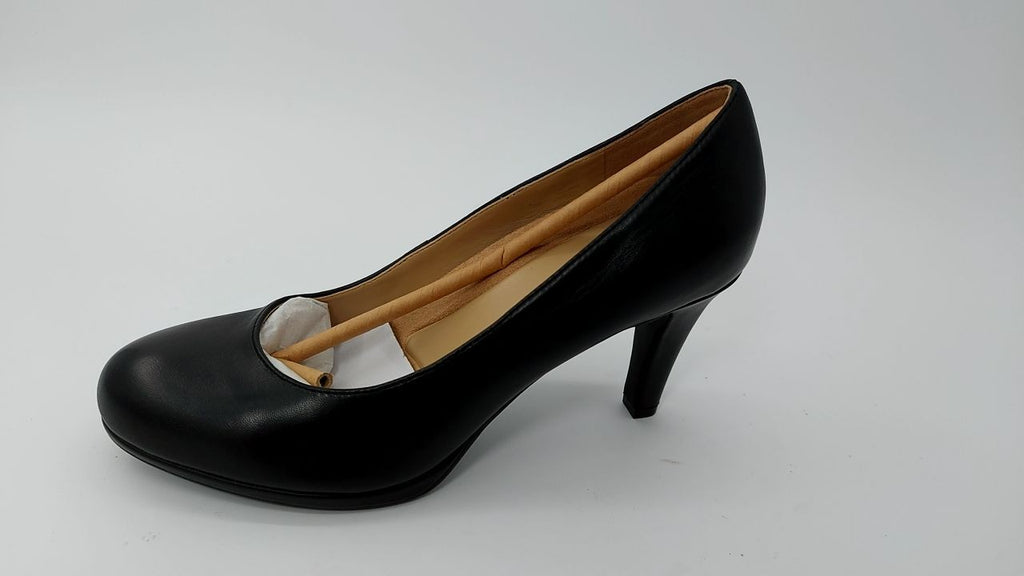 Naturalizer Womens Michelle Pump Black Leather 7 W