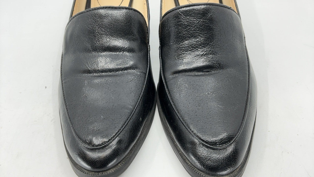 LifeStride Womens Devyn Block Heel Loafer, Black, 9 Wide US
