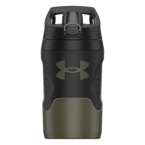32 oz Insulated Water Bottle w/ Handle & Fence Hook - Marine OD Green