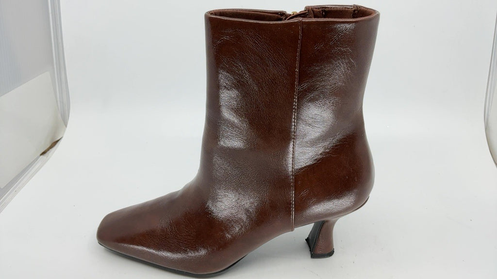 Anne Klein Women's Pablo Ankle Boot, Cognac, 9 M