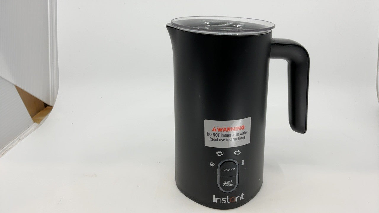 Electric Milk Steamer & Frother, 10oz, 4 Functions, Instant Pot, Black
