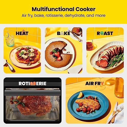 Chefman 12 Quart 5-in-1 Air Fryer w/ Smart Thermometer - Black