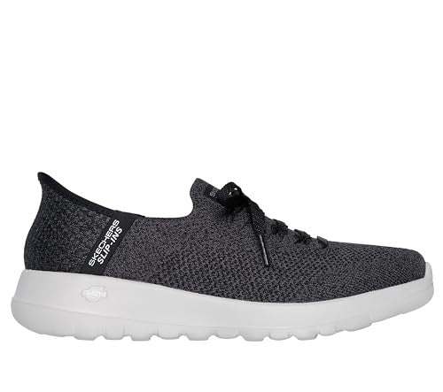 Skechers Women's Go Walk Joy Abby Hands Free Slip-Ins Sneaker, Black, 7