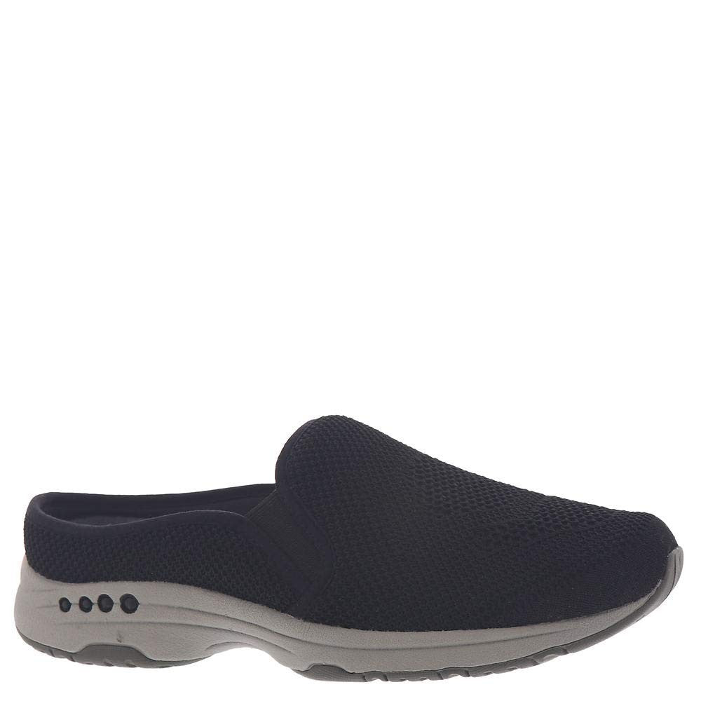 Easy Spirit womens Takeknit 2 Clog, Black, 9 Wide US