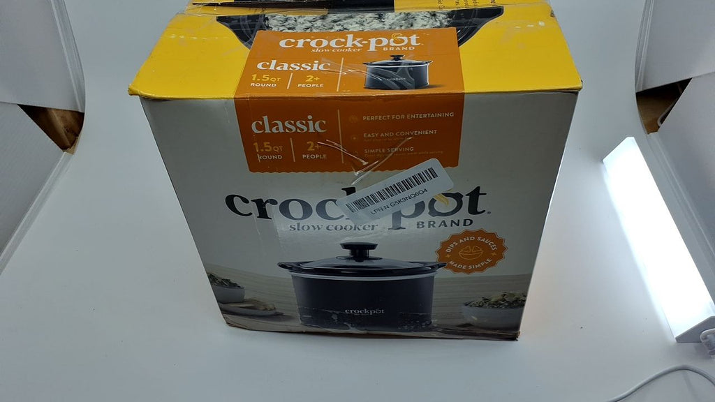 Crockpot SCR151-NP Slow Cooker Small Black
