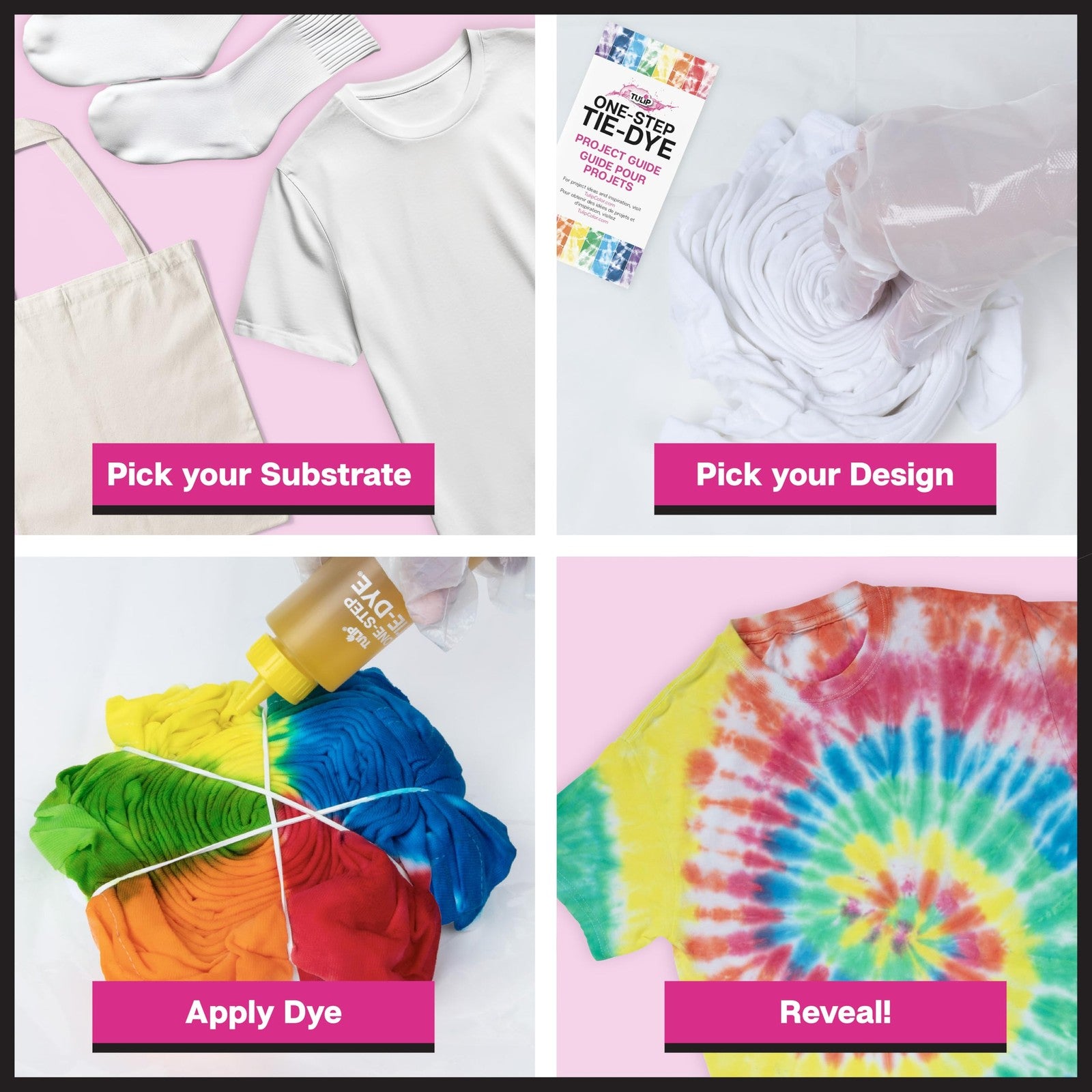 Tulip One-Step Tie-Dye Party Kit, Set of 123