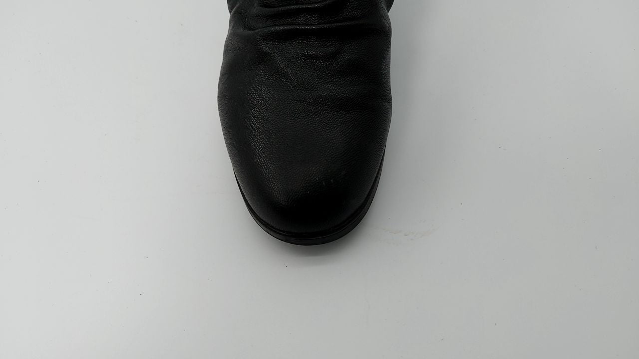 Clarks Women's Emily2 Cove Pump, Black Leather, 10 Wide