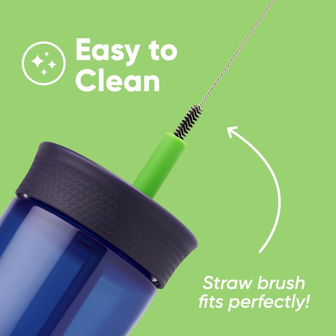 Owala BPA-Free Kids Tumbler 15 Oz w/ Flexible Straw, Dishwasher Safe