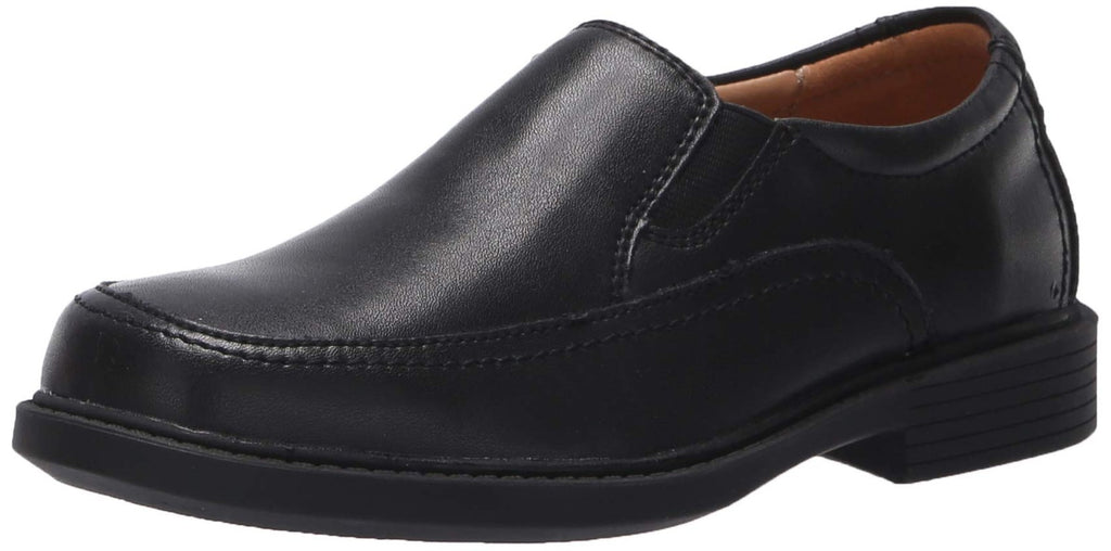 Florsheim Bogan Jr II Boys' Toddler-Youth Slip On, 13M US Big Kid, Black