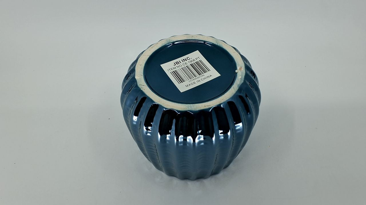 Lightweight 4" Ceramic Planter Pot - Turquoise, Indoor/Outdoor Use
