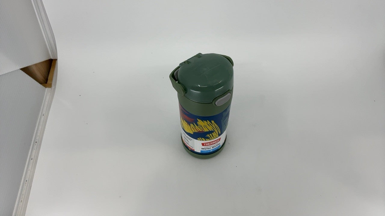 THERMOS FUNtainer 12oz Kids Water Bottle w/ Straw, Dinosaurs, Insulated