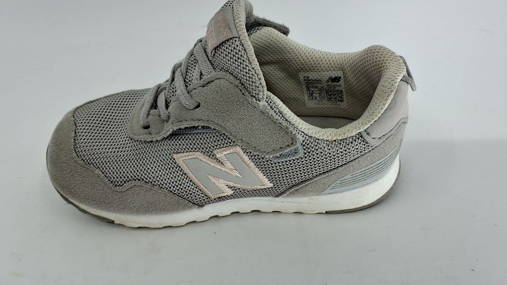 New Balance Kids 515 V1 Sneakers, Rain Cloud/Pink Haze, 8.5 Toddler X-Wide