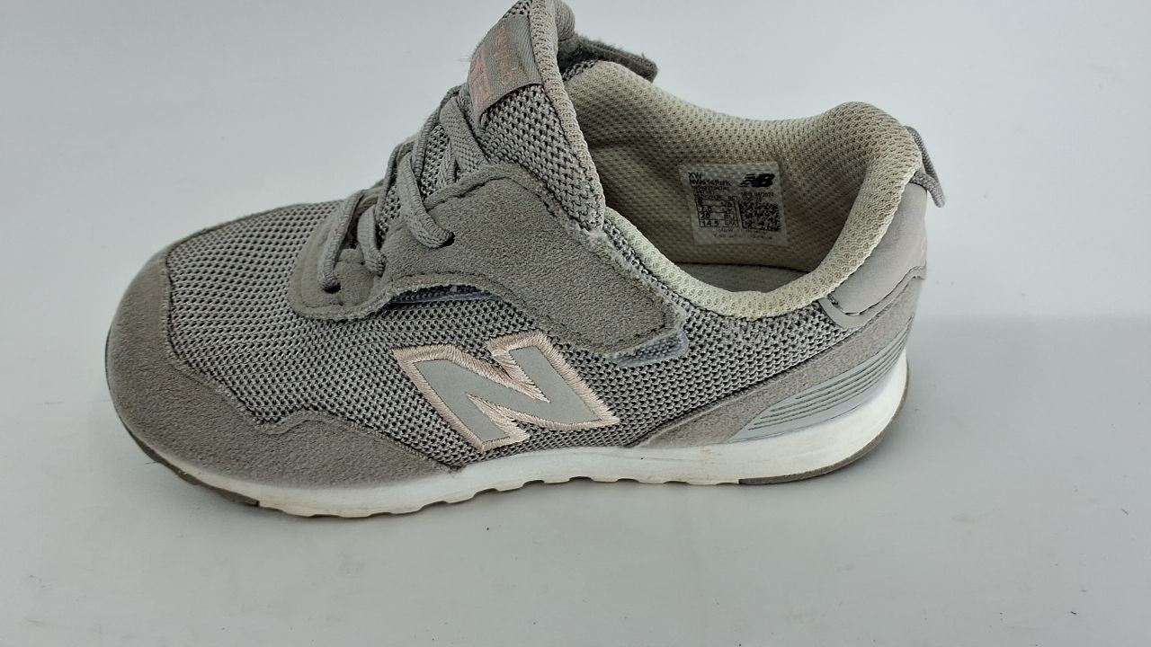 New Balance Kids 515 V1 Sneakers, Rain Cloud/Pink Haze, 8.5 Toddler X-Wide