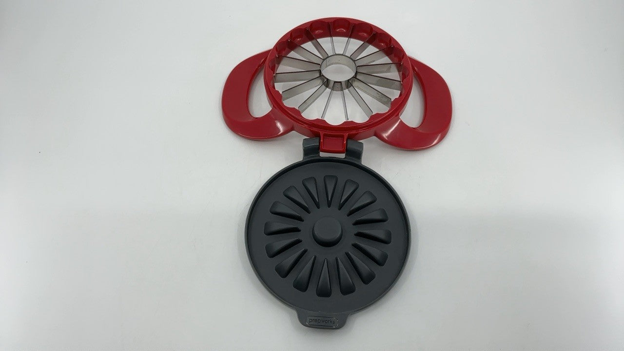 PrepWorks Apple Slicer & Corer - 16-Slice w/ Safety Cover, Dishwasher Safe