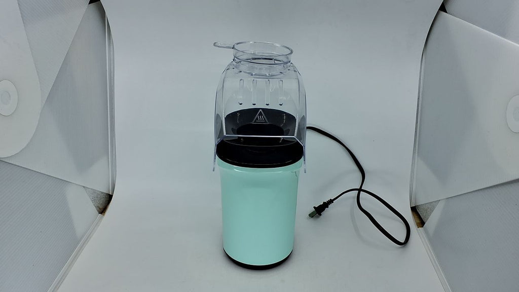 DASH Popcorn Maker 16 Cups Aqua Hot Air Popping Machine w/ Measuring Cup