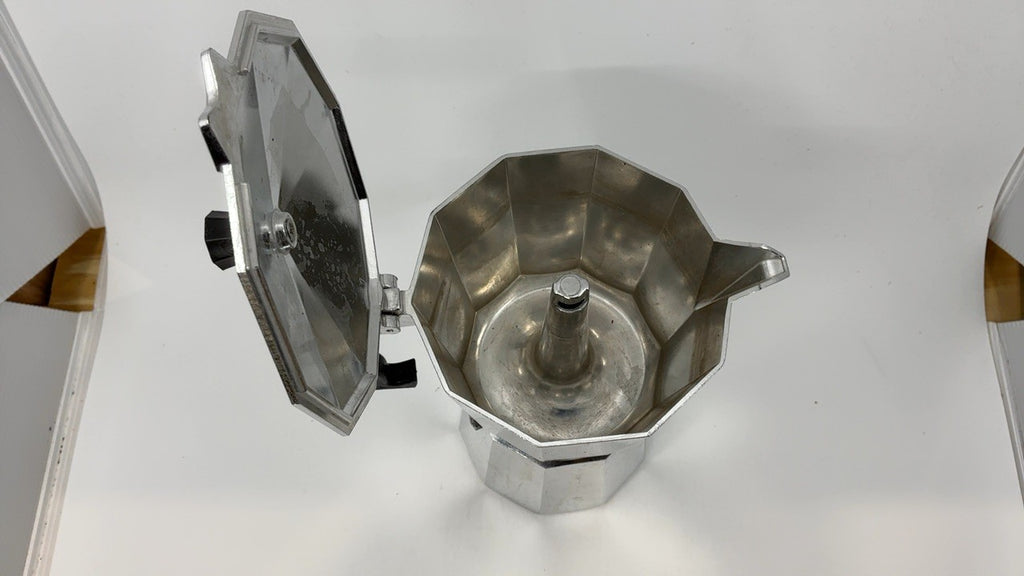 Primula 12-Cup Moka Pot Espresso Maker, Stovetop Coffee Maker, Silver