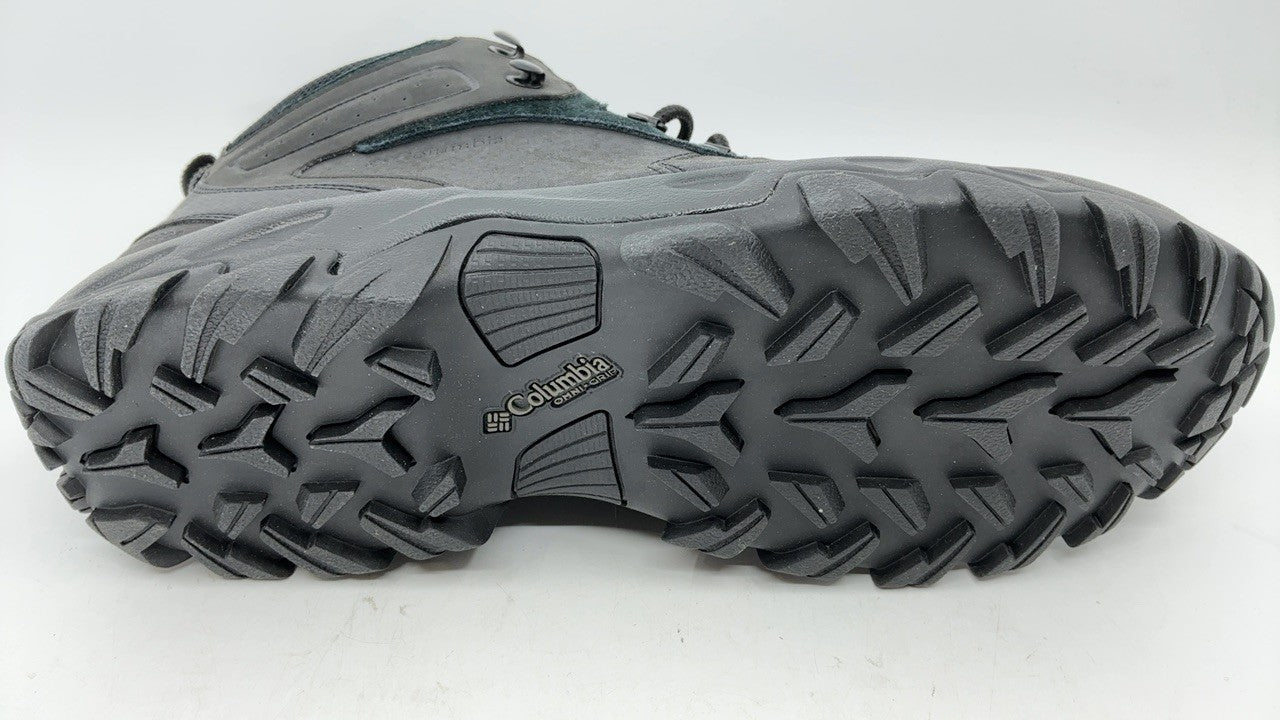 Columbia Mens Newton Ridge Plus II Waterproof Hiking Boot, Black/Black, 11.5
