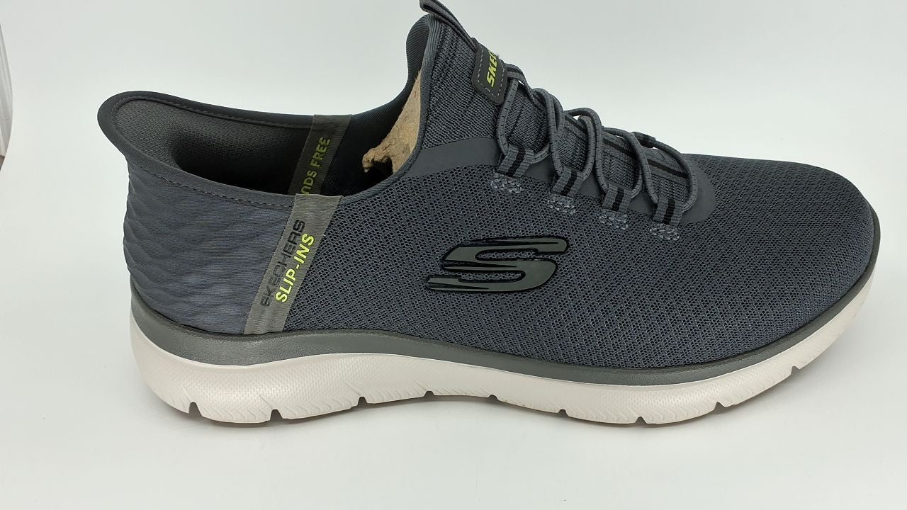 Skechers Men's Summits Hight Range Slip-in Sneaker Charcoal