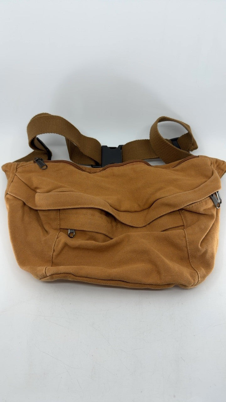 London Oversize Canvas Crescent Sling