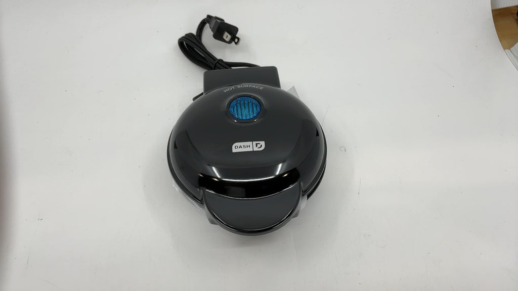 DASH Mini Waffle Maker 4in Nonstick Black Waffle Iron w/ Recipe Guide