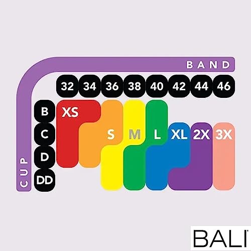 Bali Comfort Revolution Longline Wirefree Bralette Lace DF6594 Medium Jam