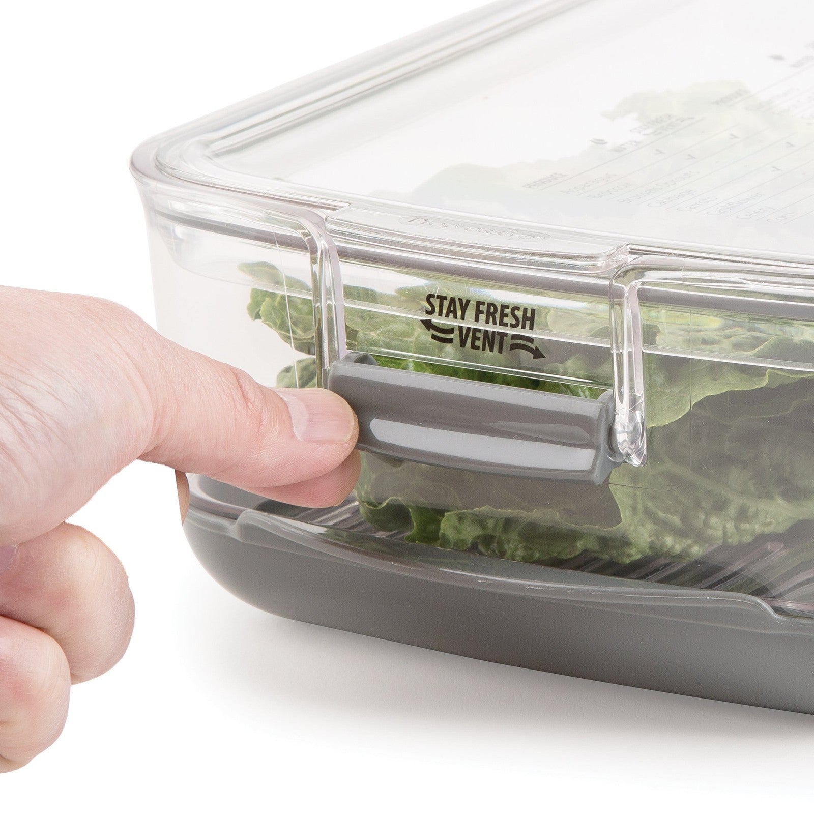 ProKeeper 3-Quart Food Storage Container, Vent System for Produce