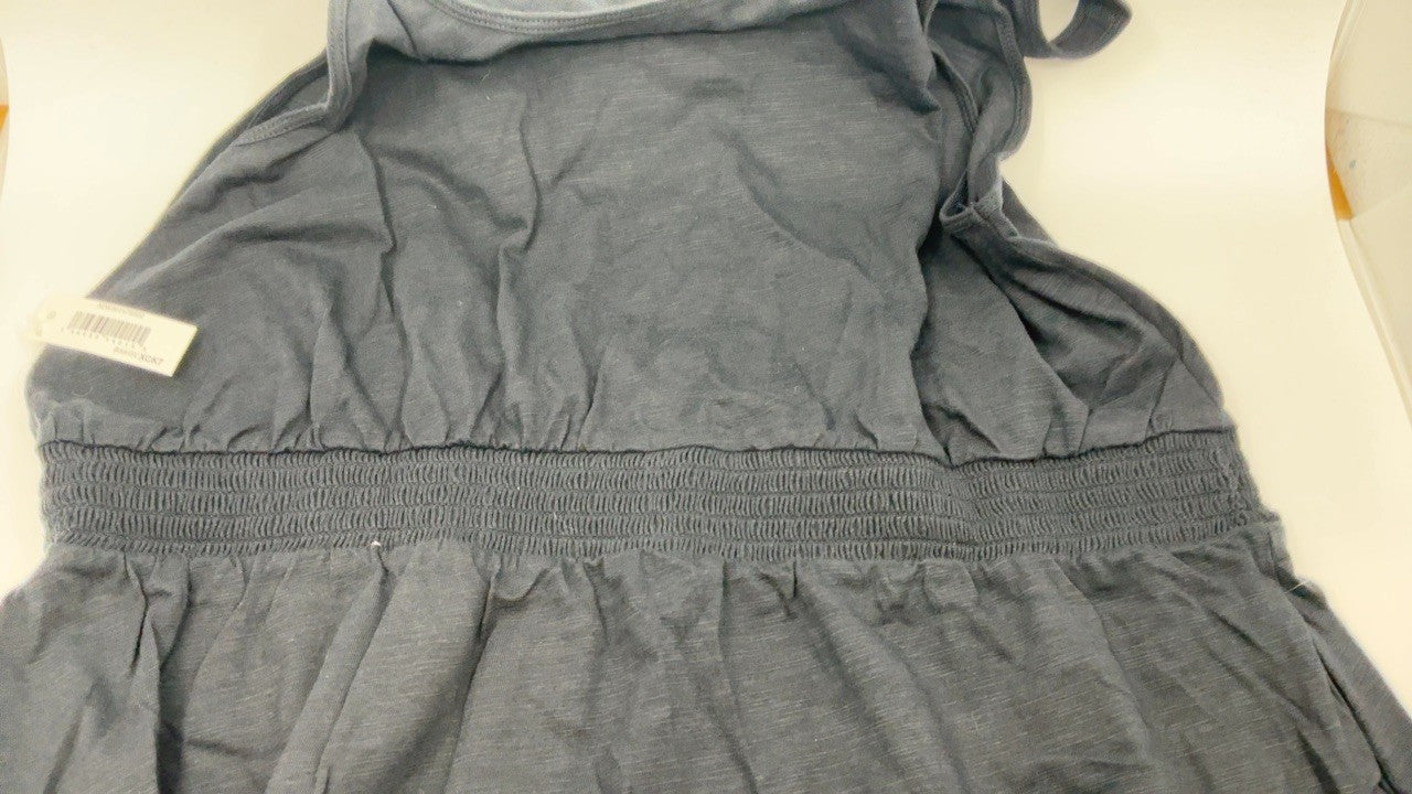 X-Large Black Summer Maxi Dress, Sleeveless, Elastic Waist