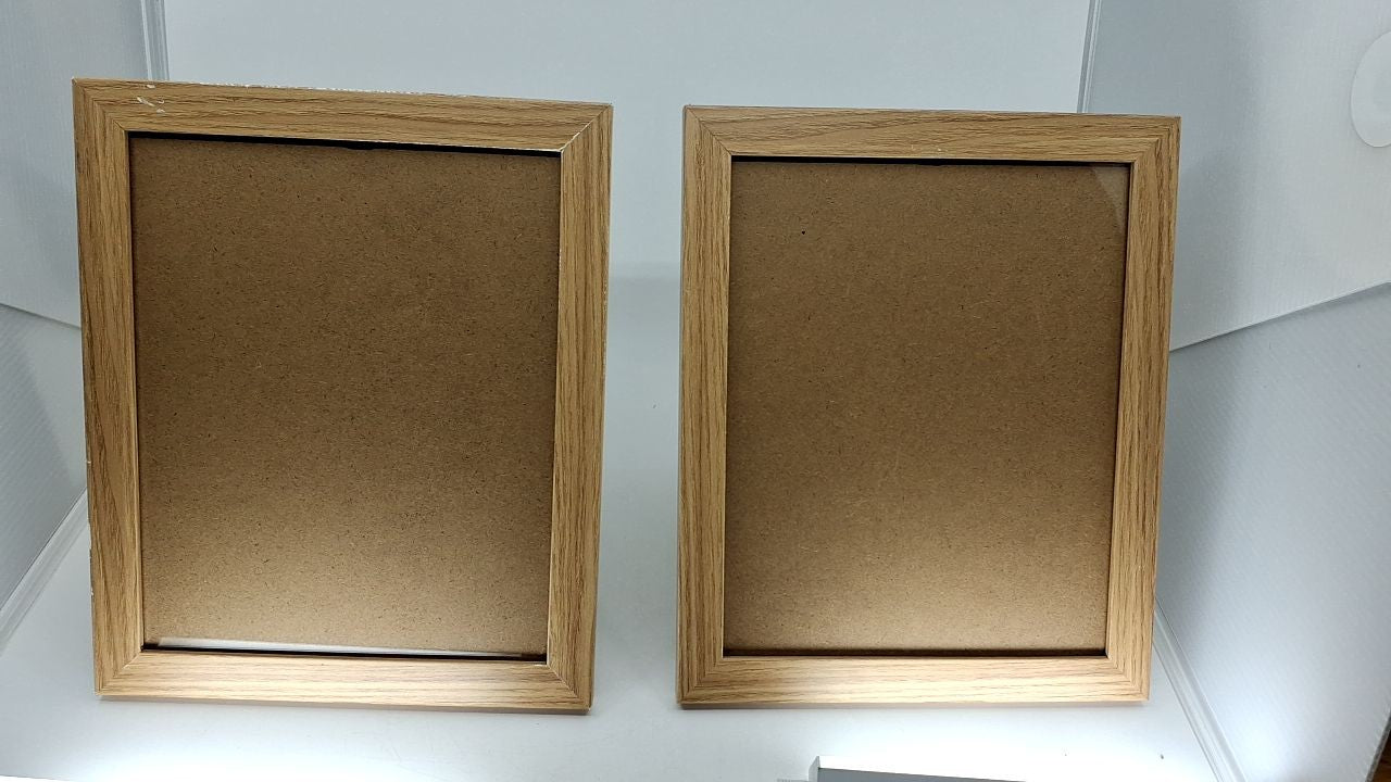 8x10 Dark Oak Picture Frame w/ Shatter-Resistant Glass - 5x7 Mat Option