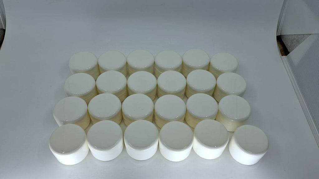 Stalwart 75-STO2003 White 2 Ounce Plastic Jar Containers