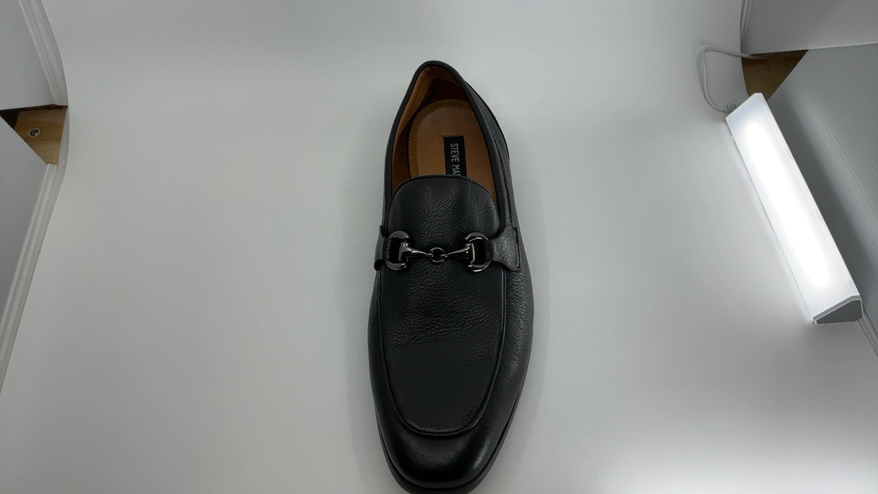 Steve Madden Men's JAYSHAN Loafer, Black, 11