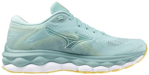 Mizuno Wave Sky 7 Women's Shoes Eggshell Blue/White : Women's 7.5 B - Medium