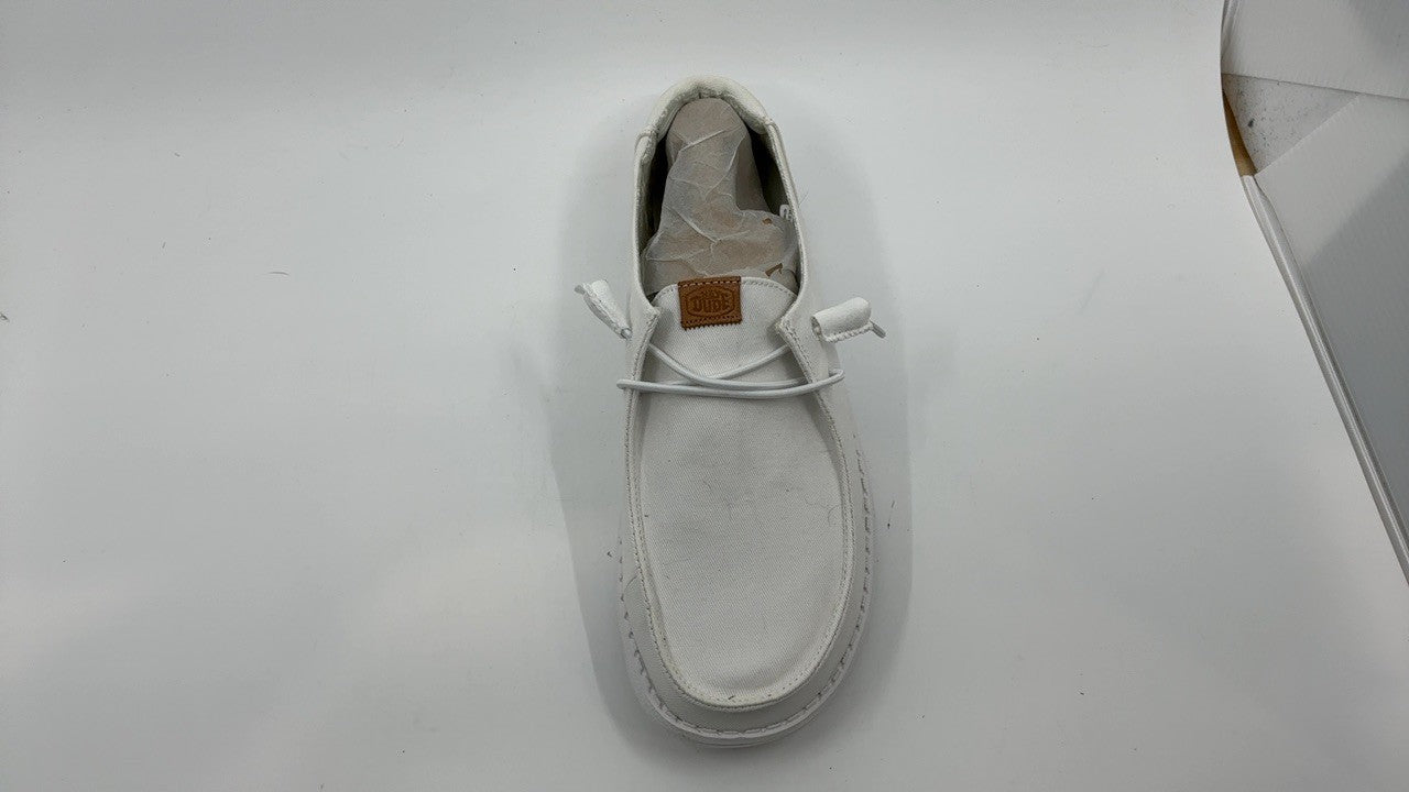 HEYDUDE Women's Wendy Canvas White
