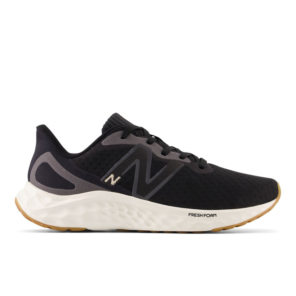 New Balance Women's Fresh Foam Arishi V4 Running Shoe, Black/Gold, Size 10