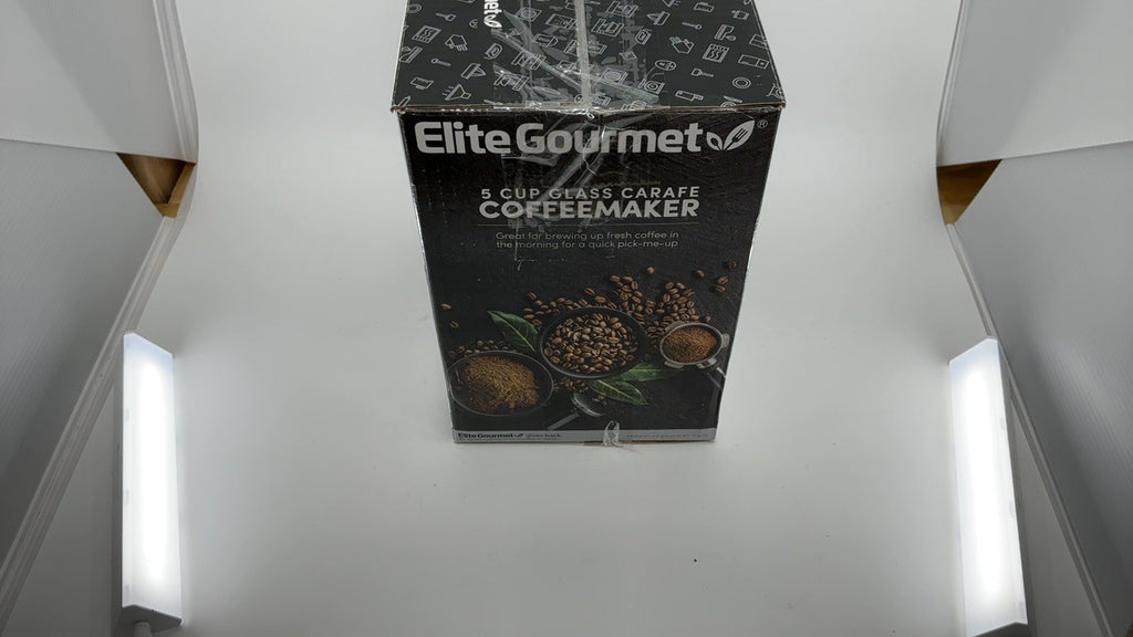 Automatic 5-Cup Coffee Maker w/ Reusable Filter & Water Level Indicator