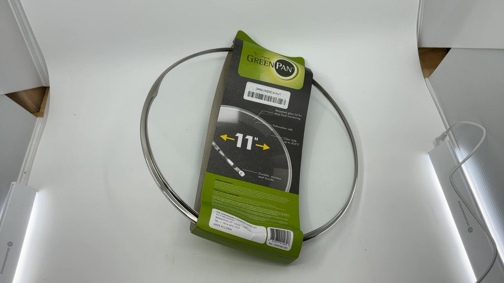 GreenPan Glass Lid with Stainless Steel Handle, 11"