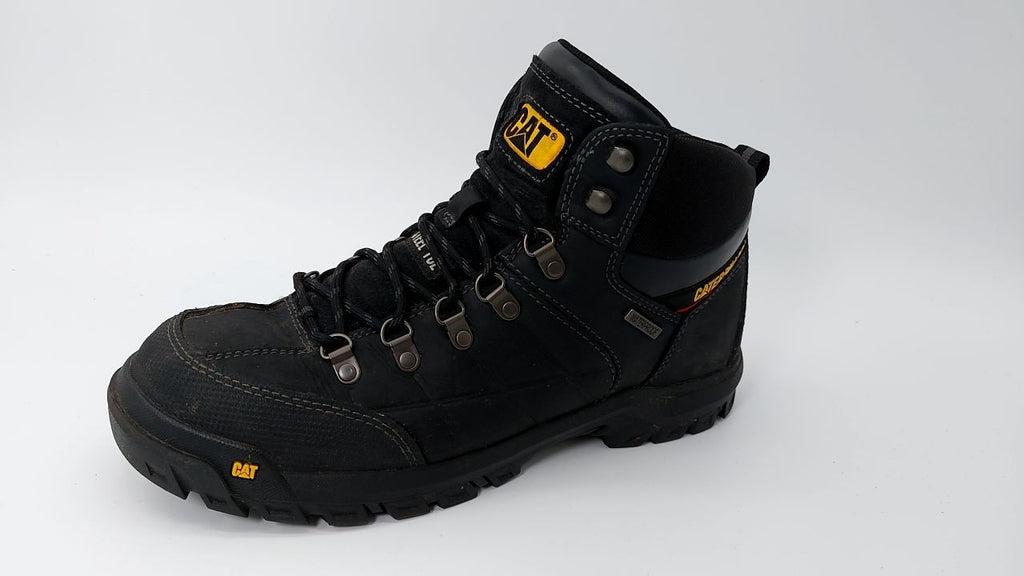 Cat Footwear Men's Threshold Waterproof Steel Toe Work Boot, Black, 13 Wide